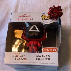 Funko Pop Masked Soldier Hallmark Ornament in Red & Black Car or Christmas Decor